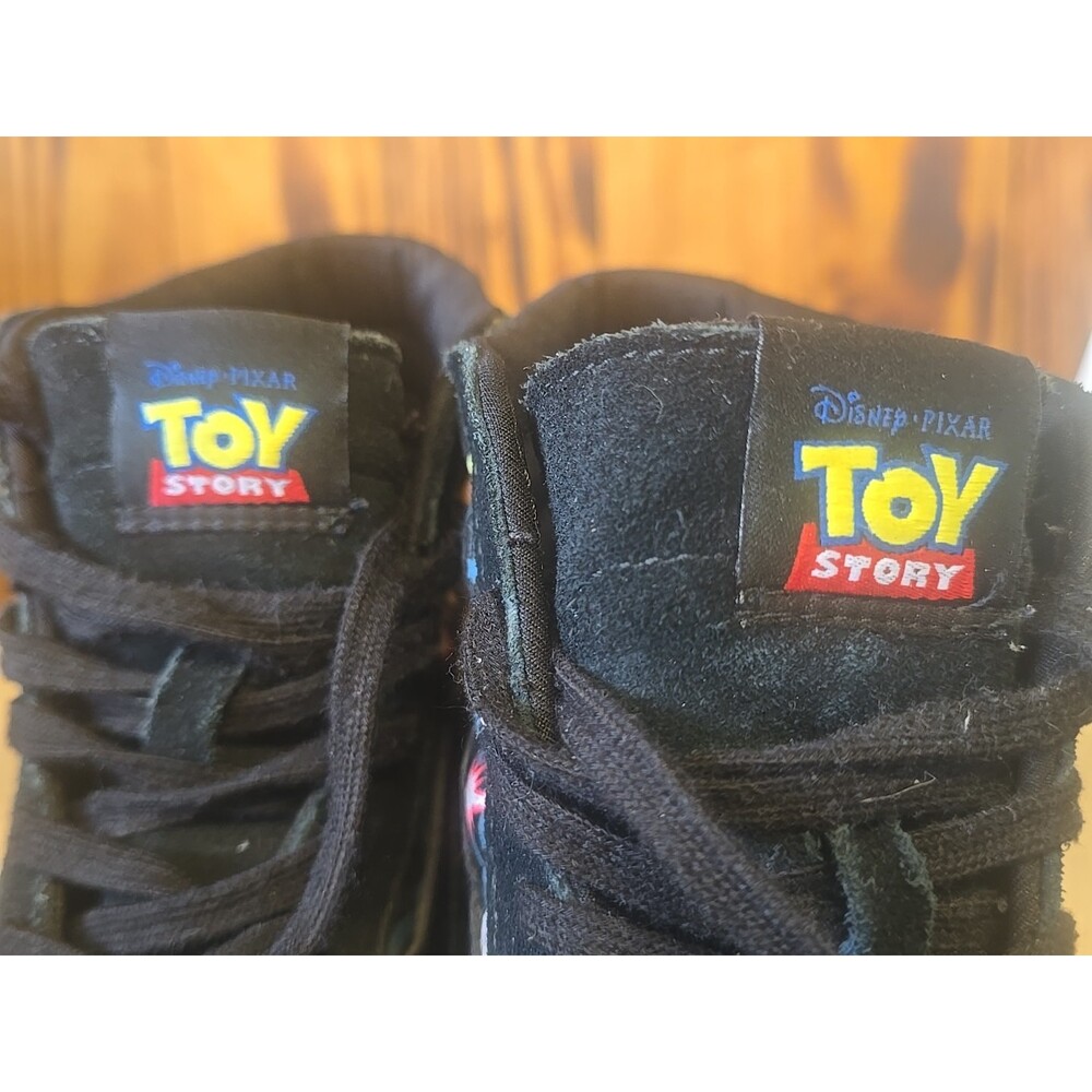 Vans Disney Toy Story Sk8-Hit Buzz Lightyear High Top Suede Black Sz Men 10 - Picture 9 of 9